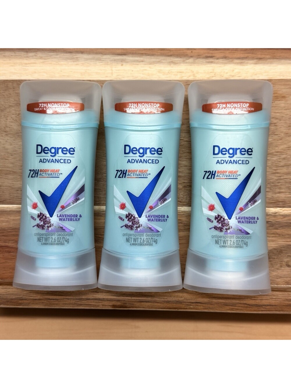 3 Degree Advanced Protection Antiperspirant Deodorant 72-Hour Lavender Waterlily